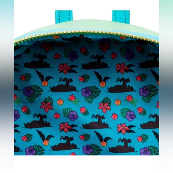 💙💚NWT-Loungefly Disney Jungle Book Bare Necessities Backpack💙💚 - Picture 4 of 13